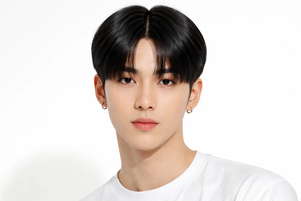 Asian-Inspired Curtain Bangs