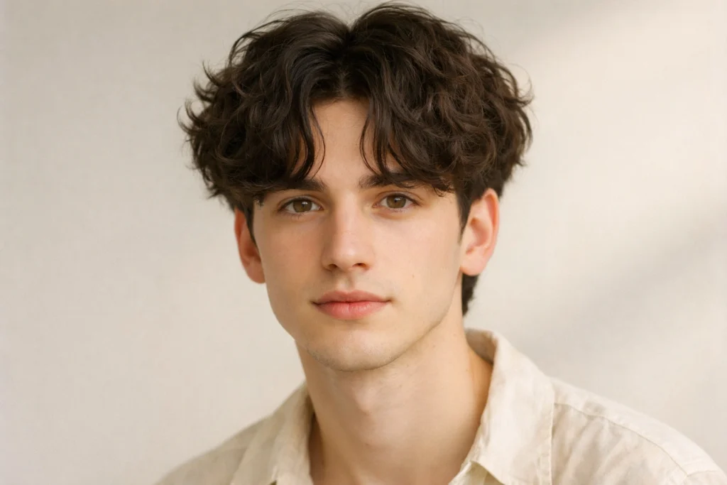 Broccoli Haircut with Curtain Fringe