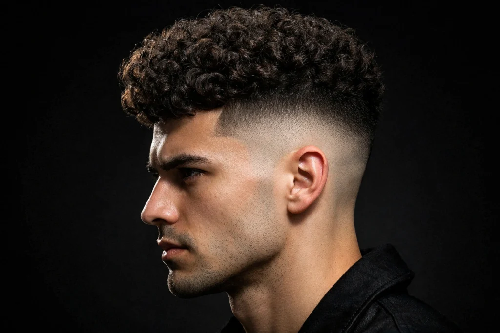 Broccoli Haircut with High Skin Fade