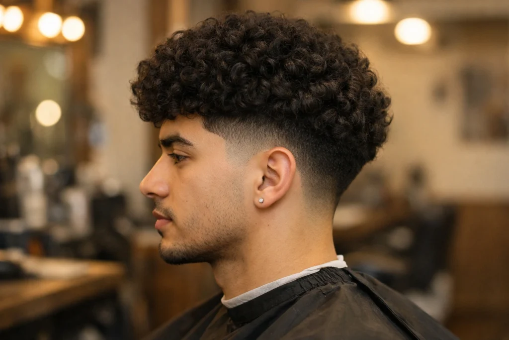 Broccoli Haircut with Low Drop Fade