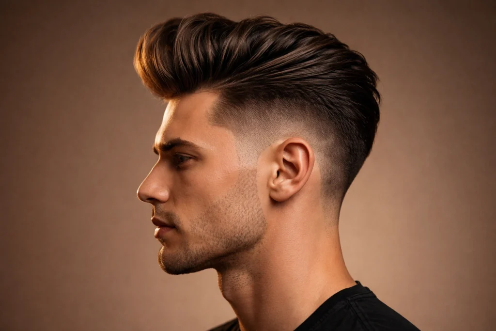 Burst Fade Pompadour