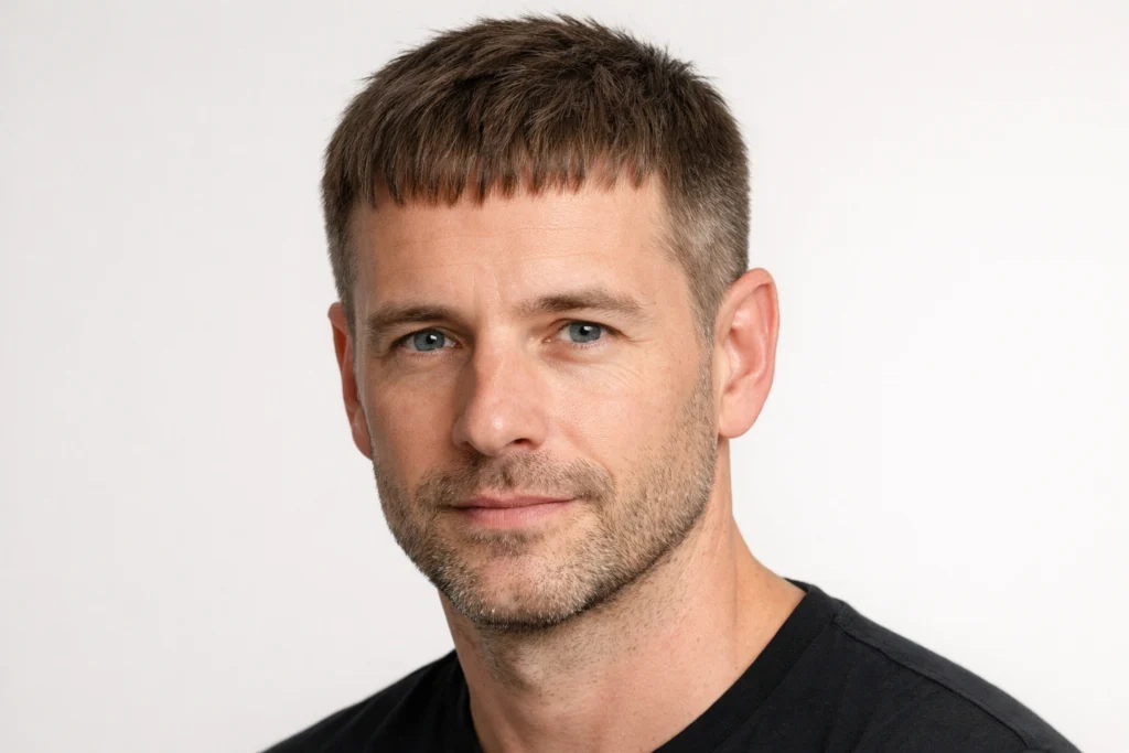 Caesar Cut for Thin or Fine Hair