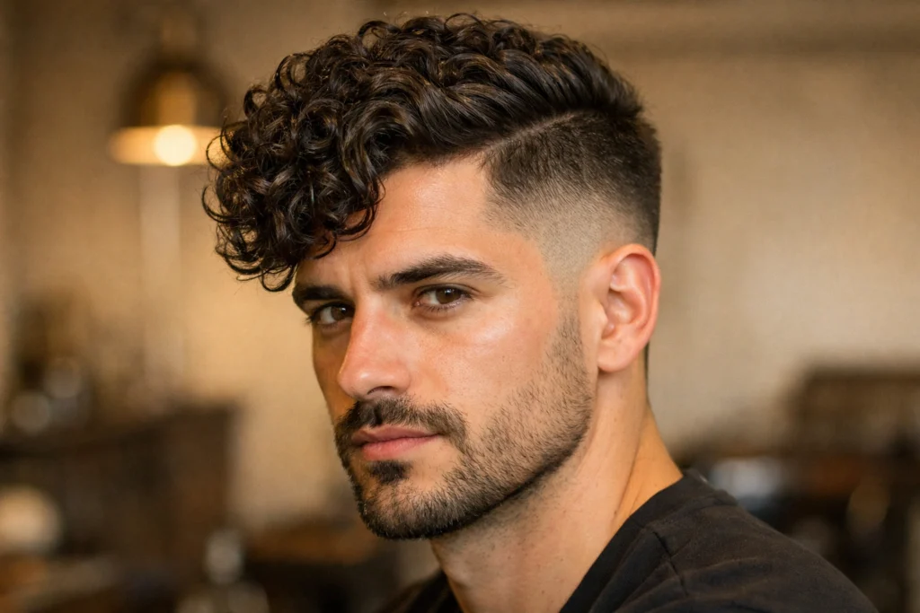 Comb Over for Curly Hair