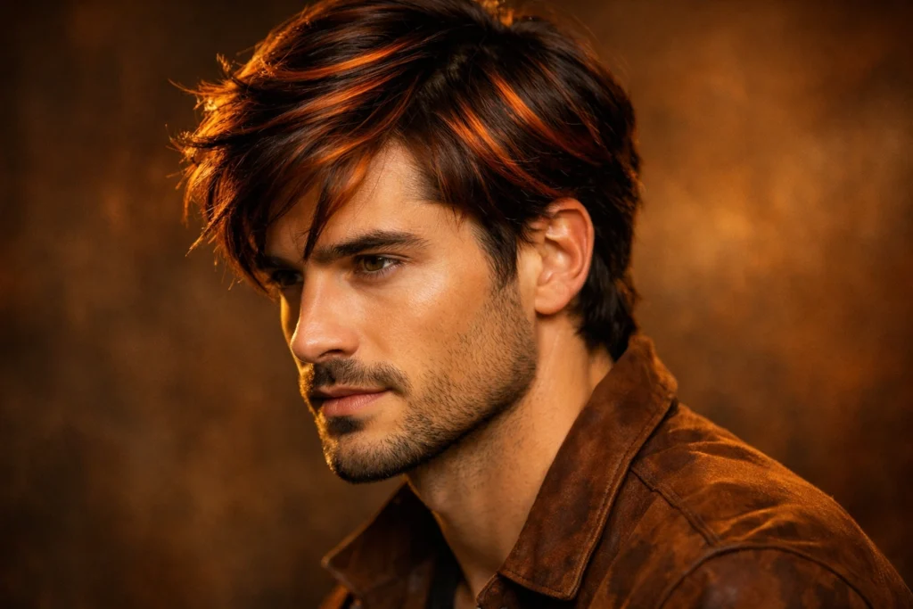 Copper and Red Highlights