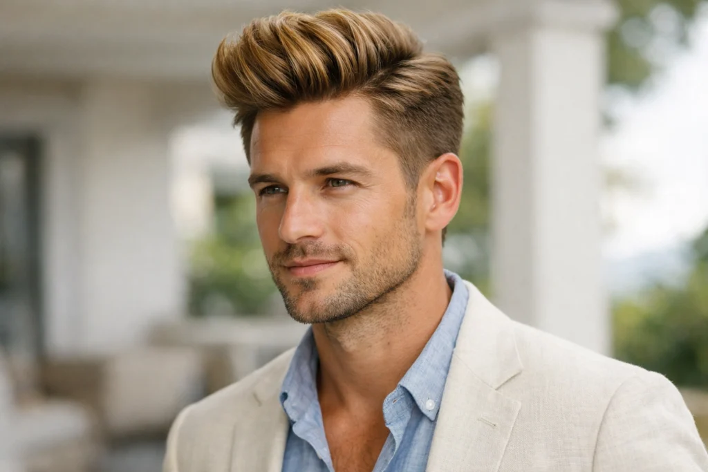 Dirty Blonde Pompadour