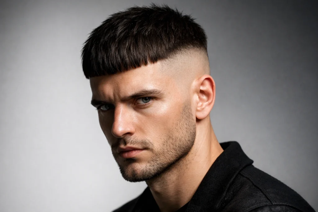 Disconnected Caesar Haircut