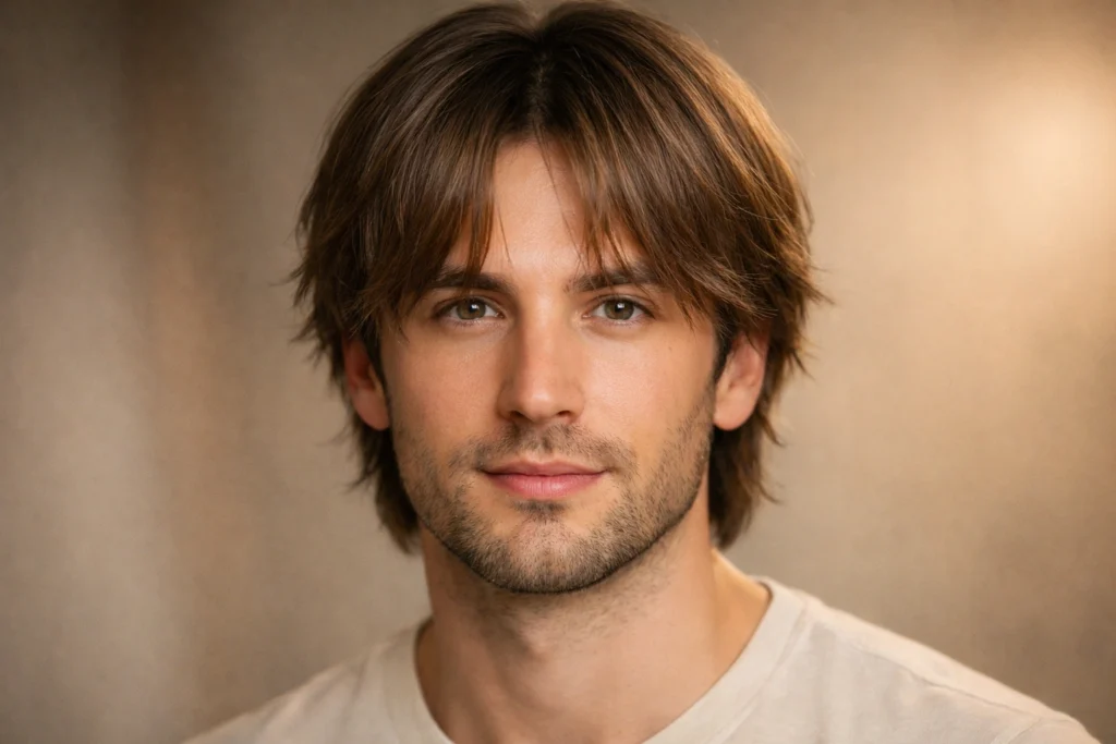 Feathered Curtain Bangs