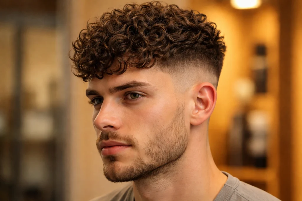 French Crop for Curly Hair