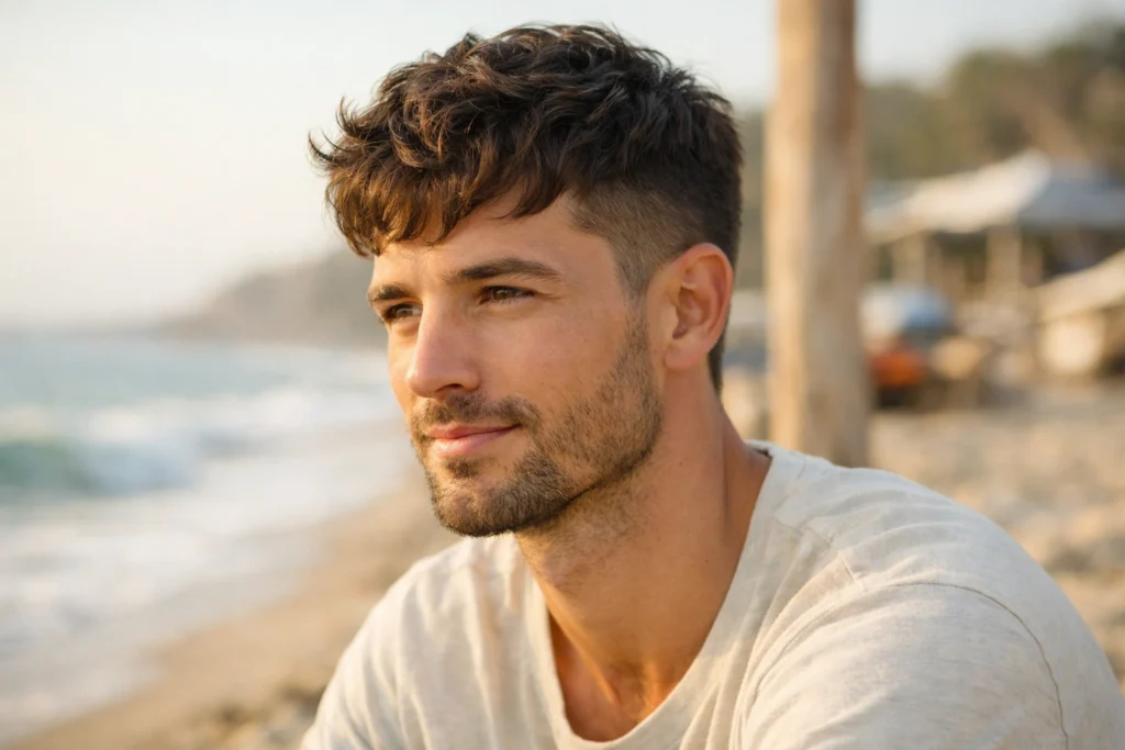 French Crop for Wavy Hair