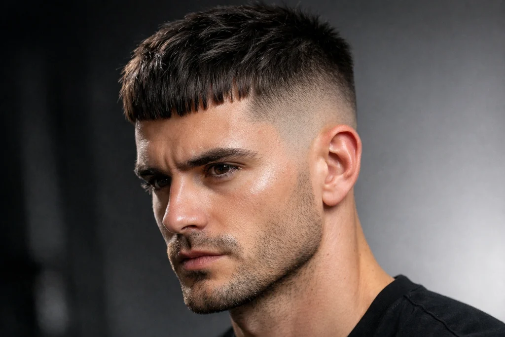 French Crop with Skin Fade