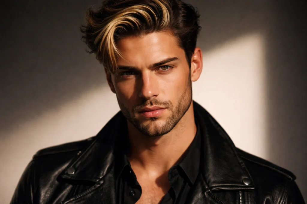 Honey Blonde Money Piece Highlights