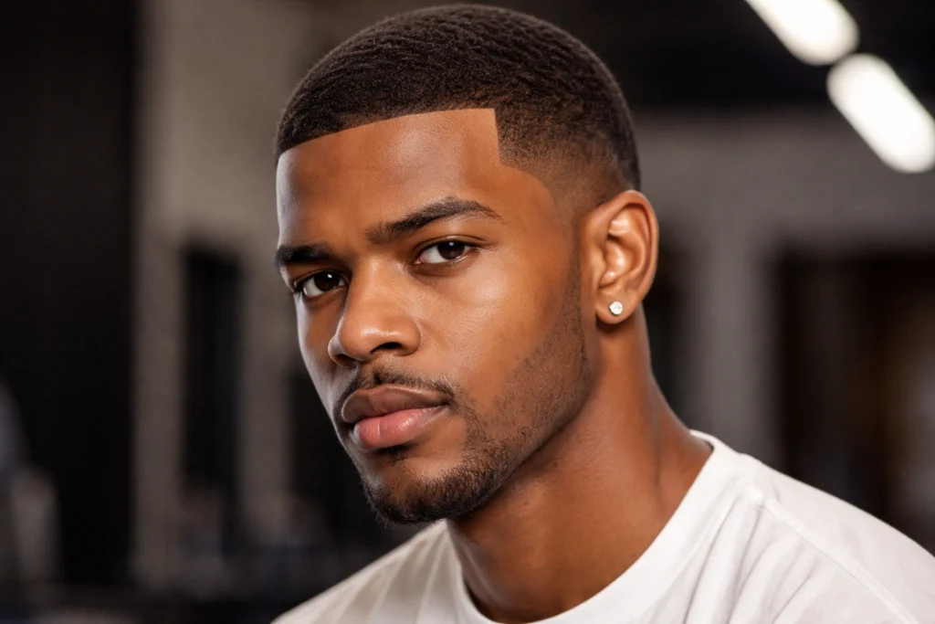 Line Up with Short Natural Hair