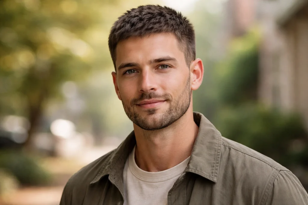 Low Maintenance Caesar Cut