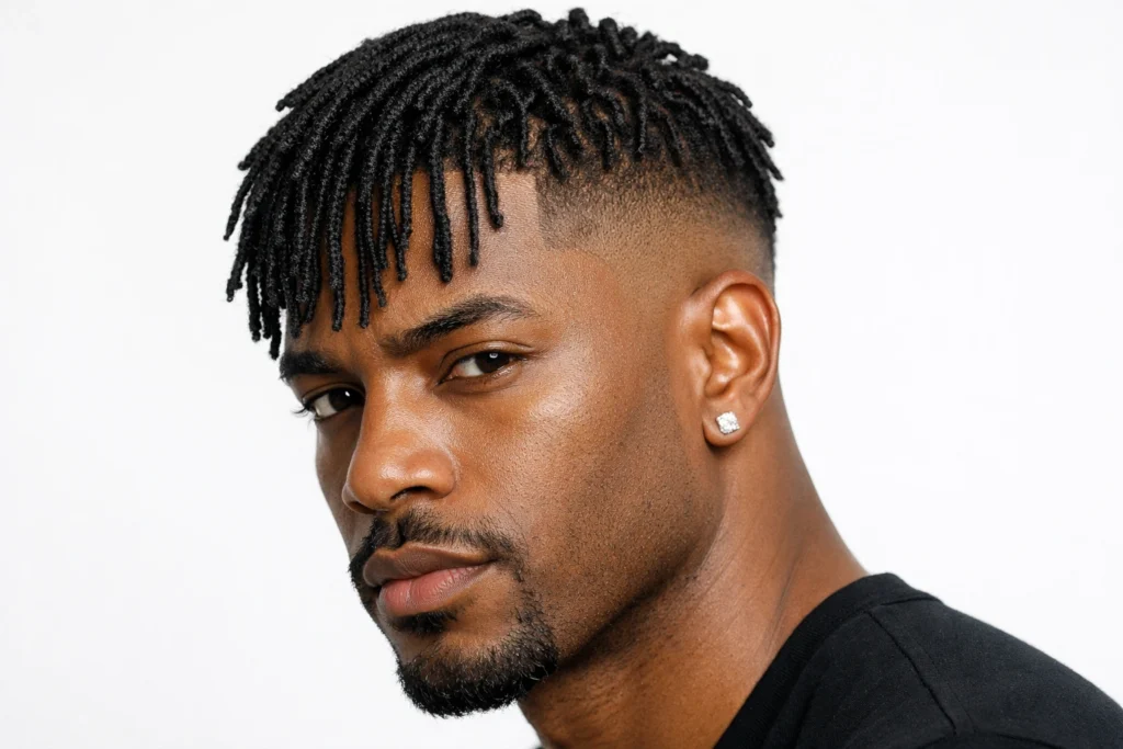 Micro Locs with Skin Fade