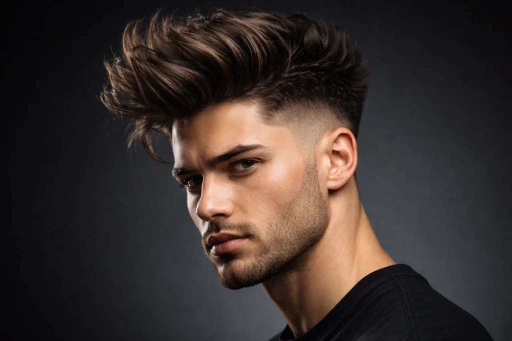 Mid Taper Fade Blowout