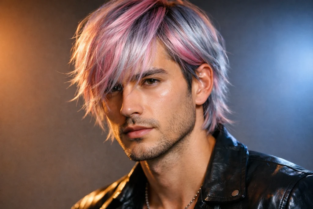 Pink and Silver Blend