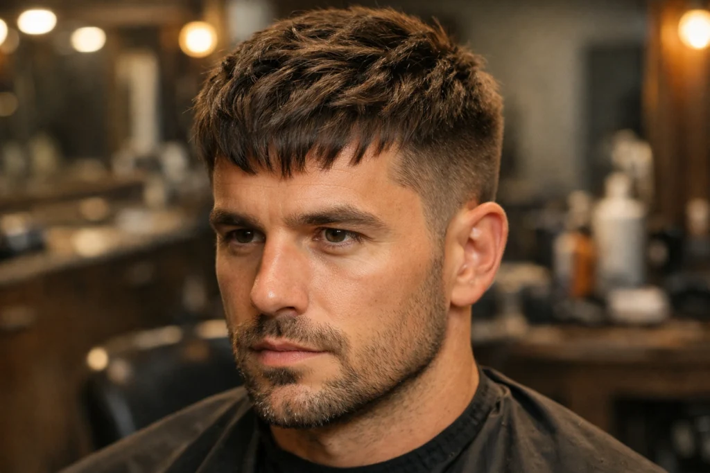 Textured Caesar Haircut