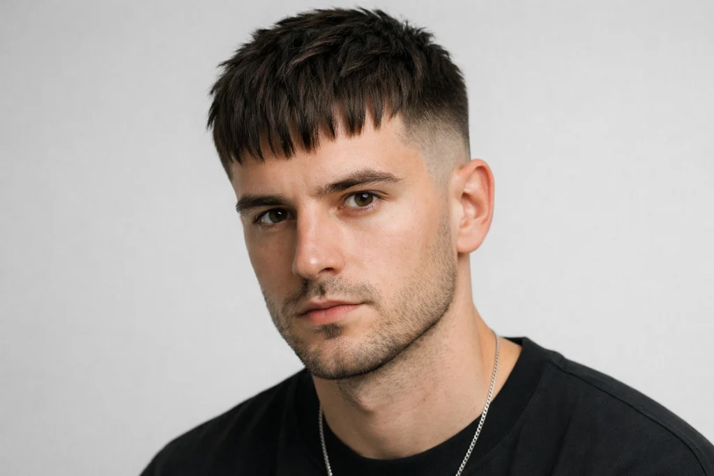 Textured French Crop with Low Fade