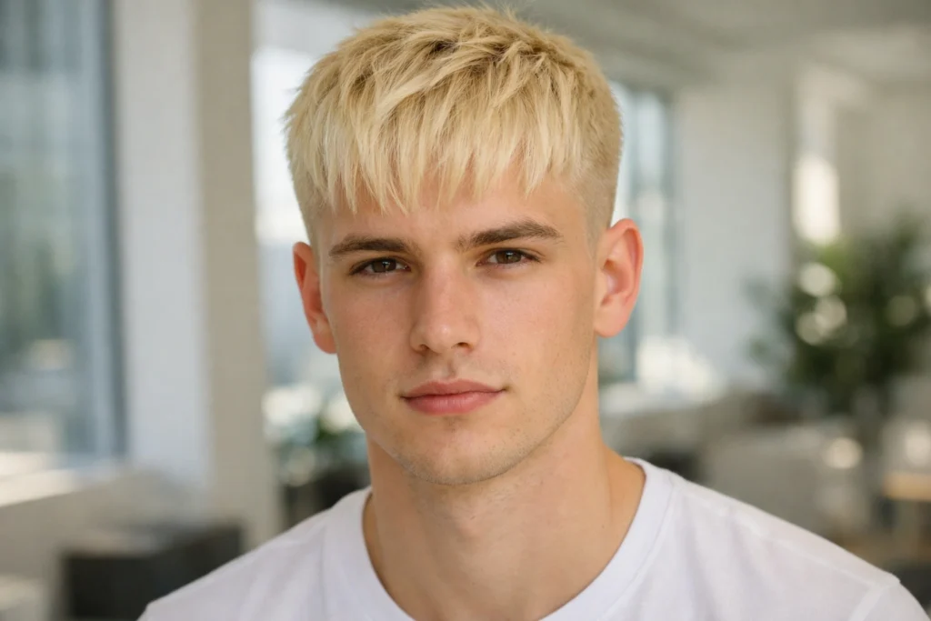 The All-Over Vanilla Blonde Crop