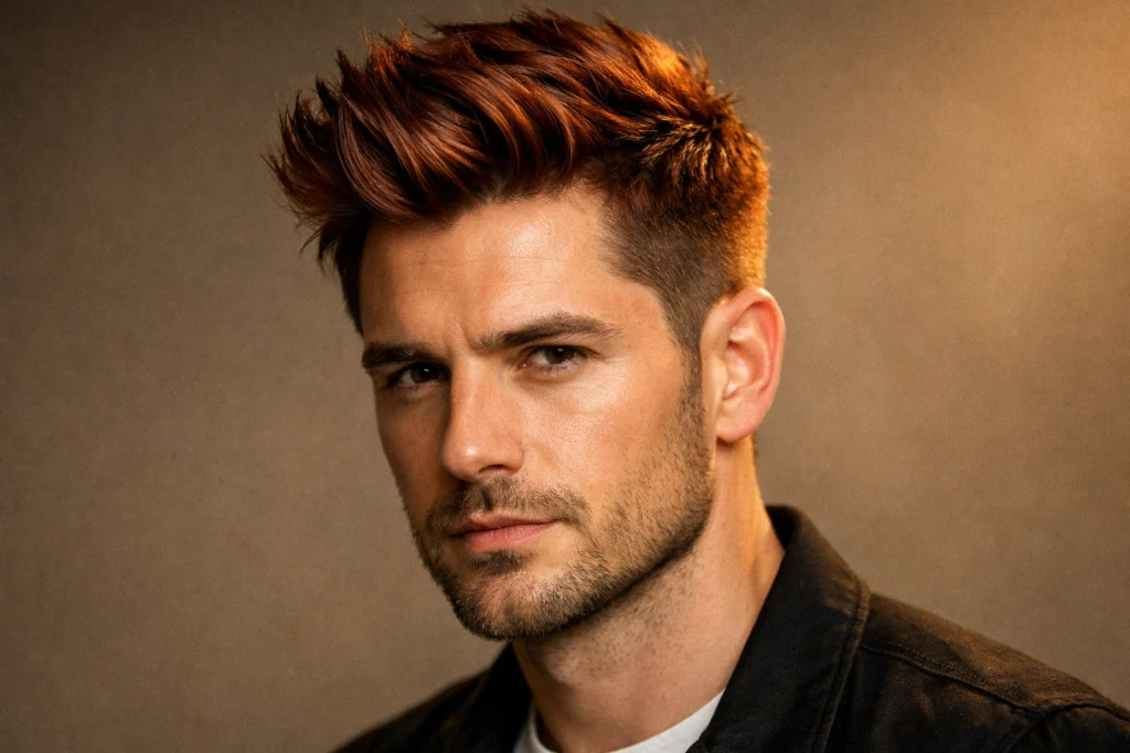 The Auburn Textured Quiff