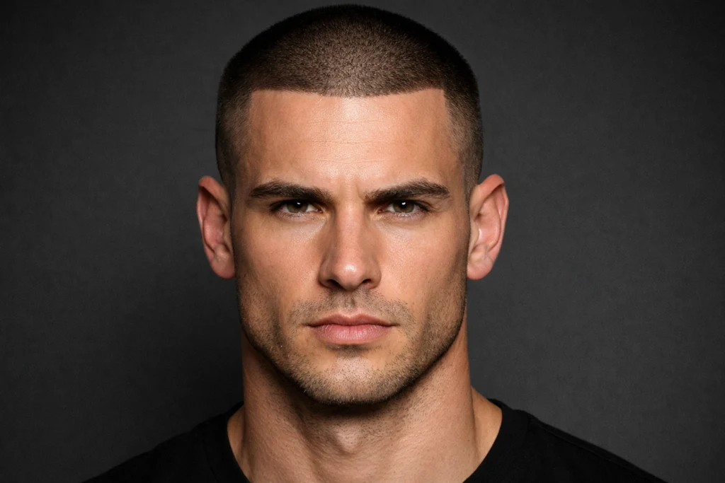 The Buzz Cut Cool Men’s Hairstyles