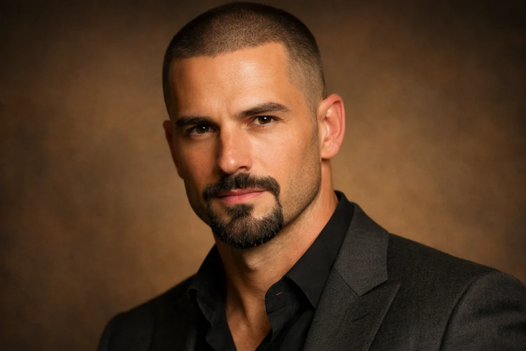 The Buzz Cut With Balbo Beard