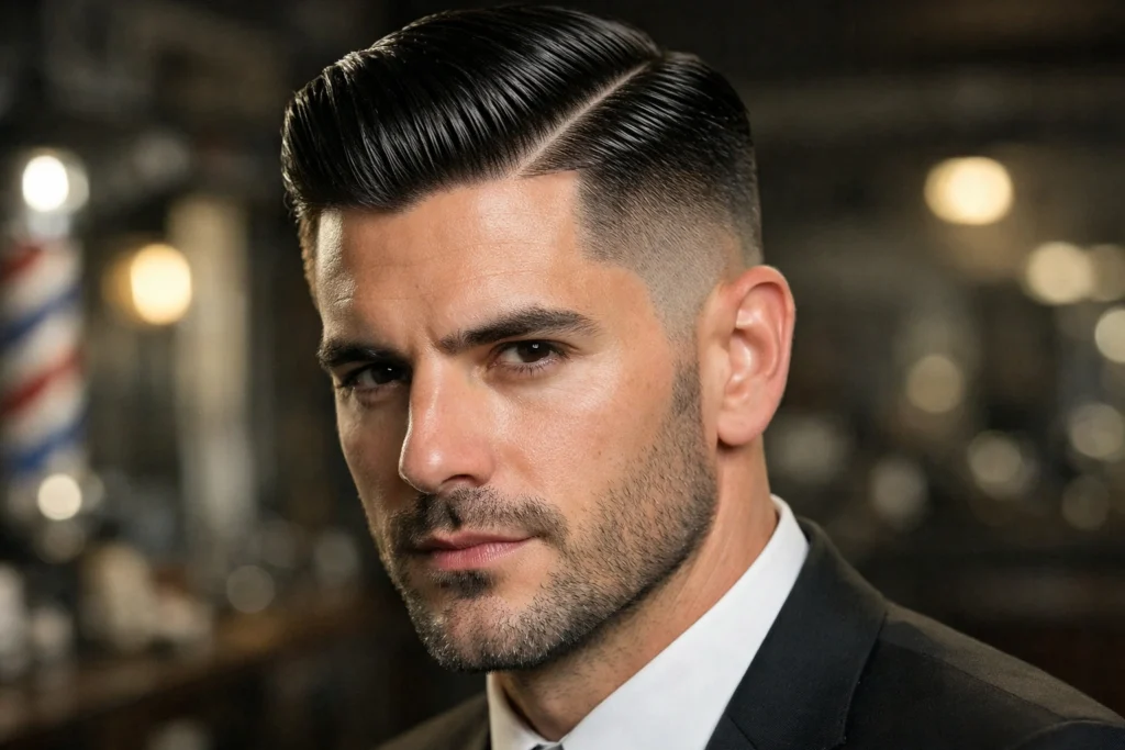 The Classic Hard Part Side Part
Sleek Side Part Hairstyles