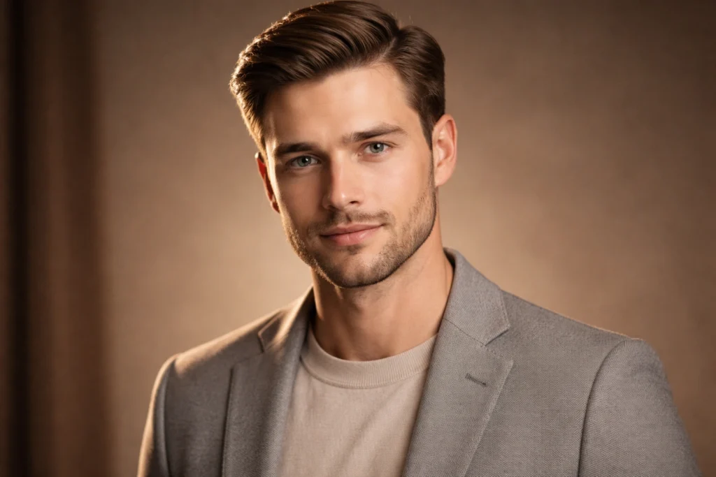 The Classic Side Part Comb Over