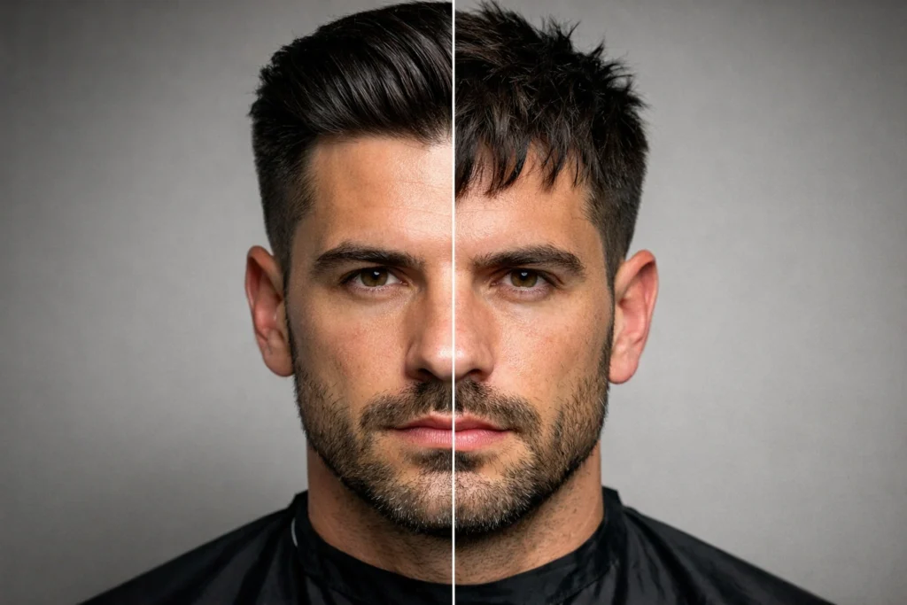 The Classic Taper Cut and Textured Crop