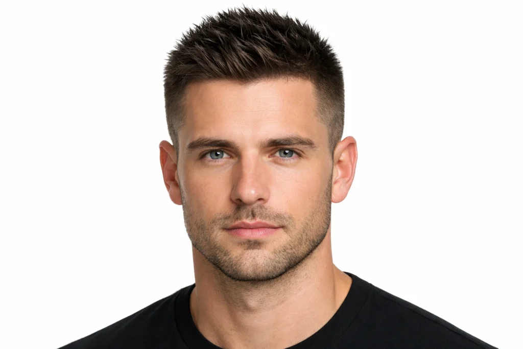 The Crew Cut with Texture