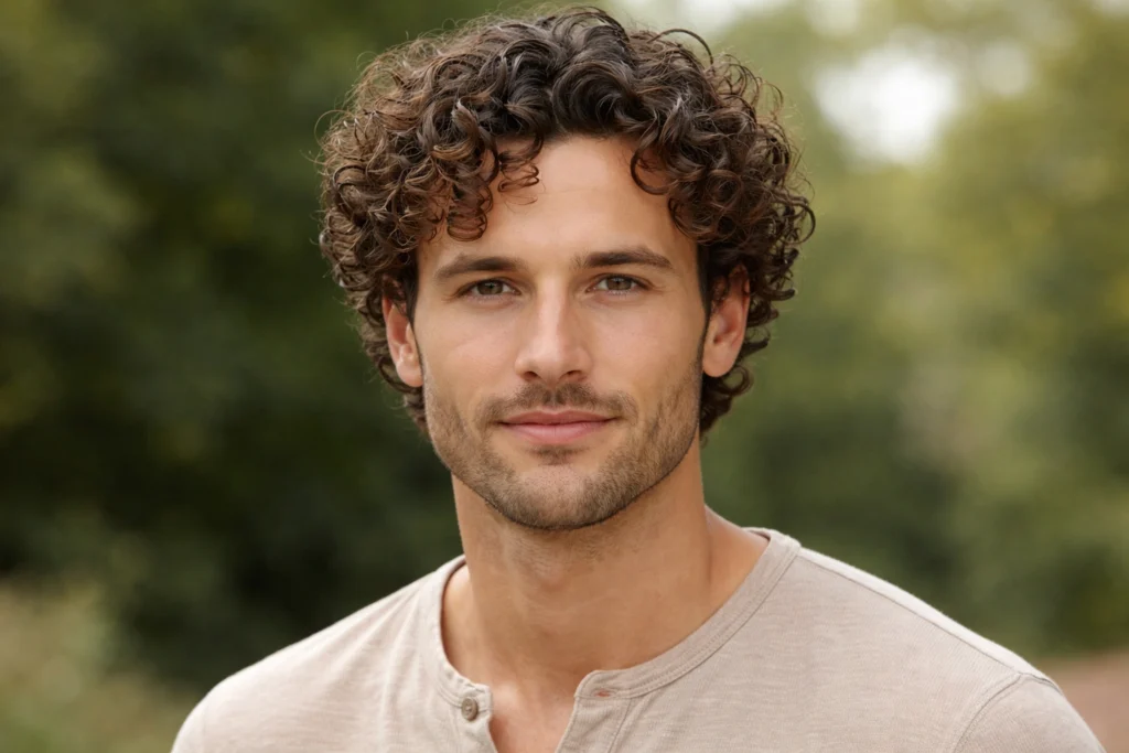 The Curly or Wavy Natural Style
