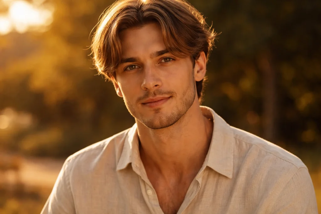 The Curtain Fringe with Light Brown Hair