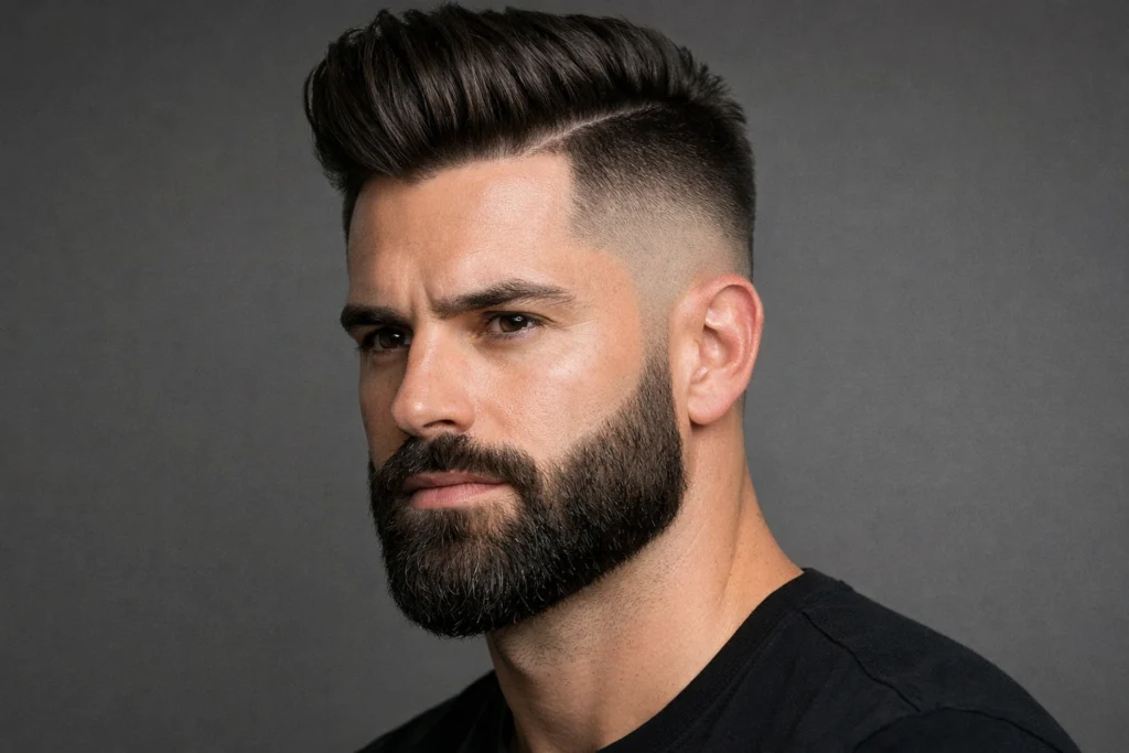 The Disconnected Undercut With Beard