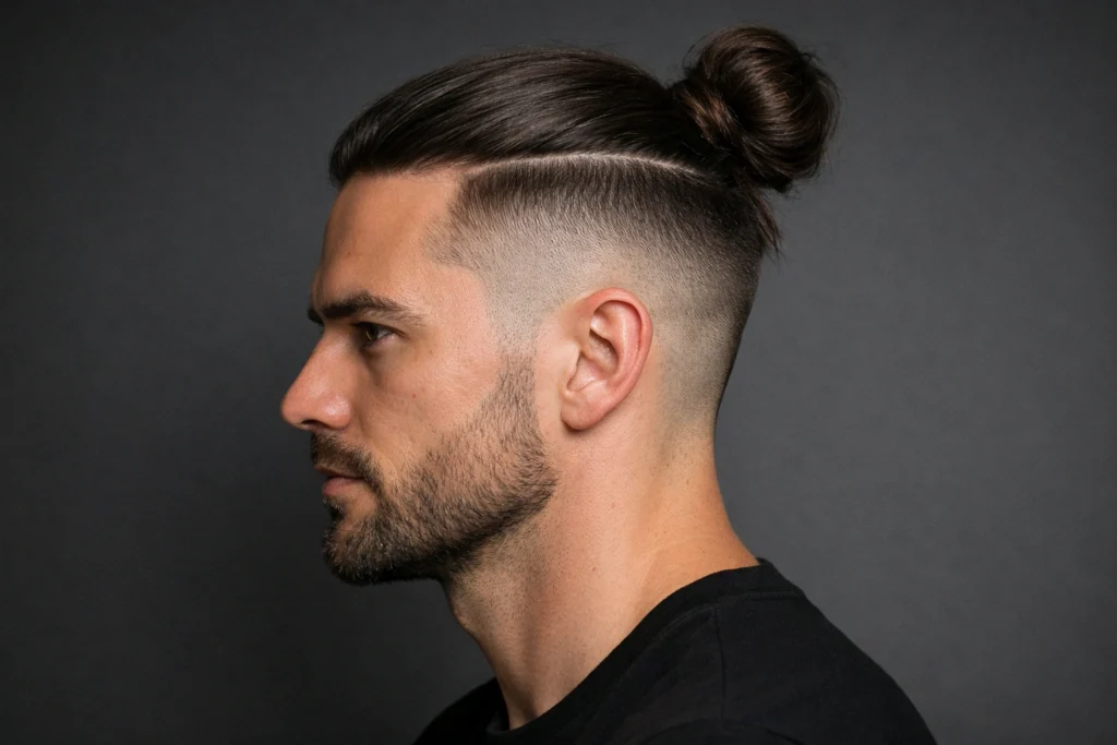The Disconnected Undercut With Man Bun