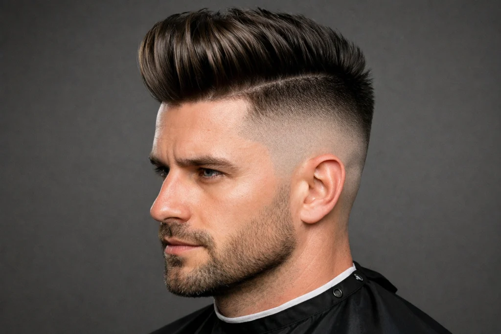The Disconnected Undercut With Skin Fade
