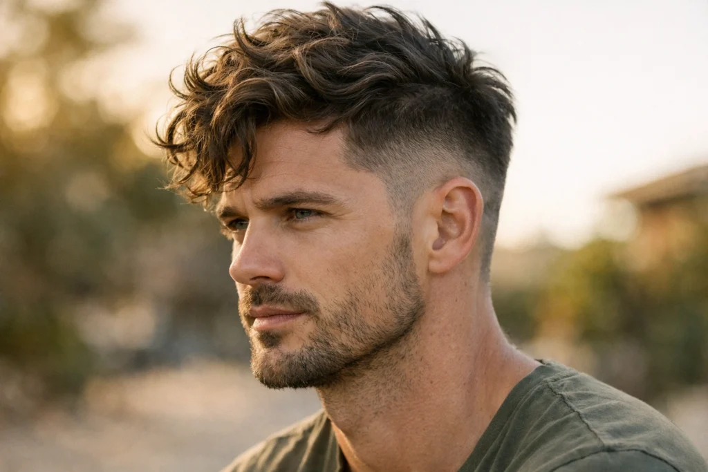 The Disconnected Undercut With Wavy Hair