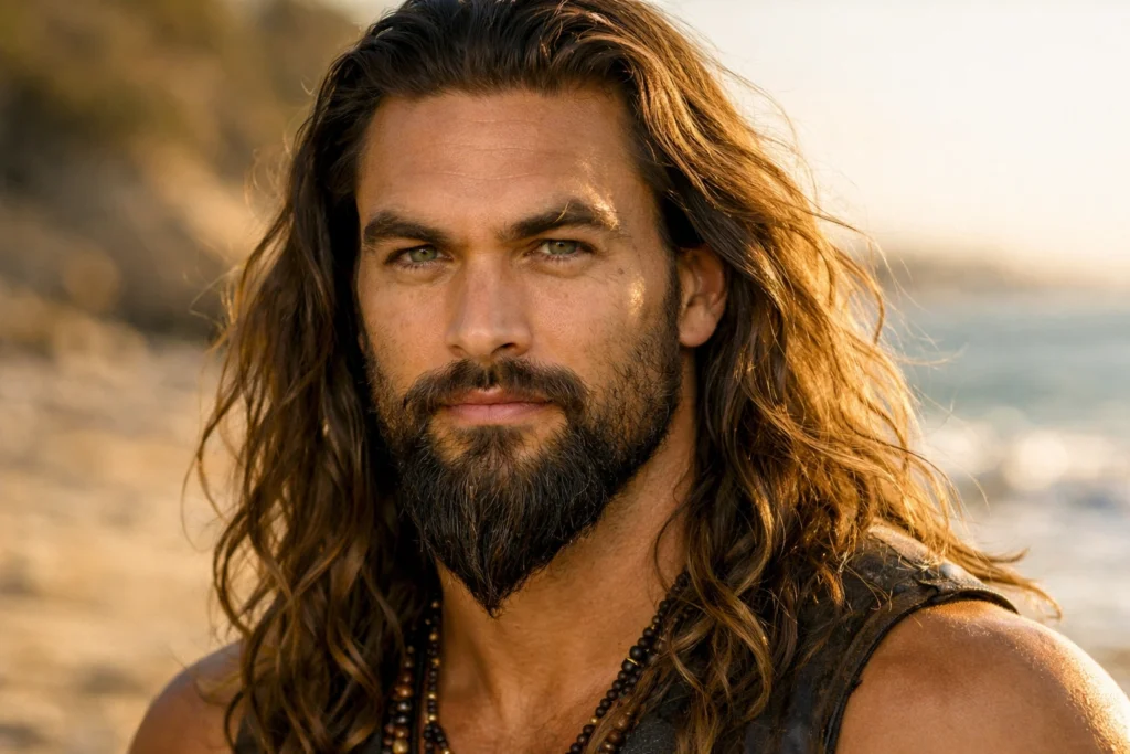 The Ducktail Beard Paired With Long Hair