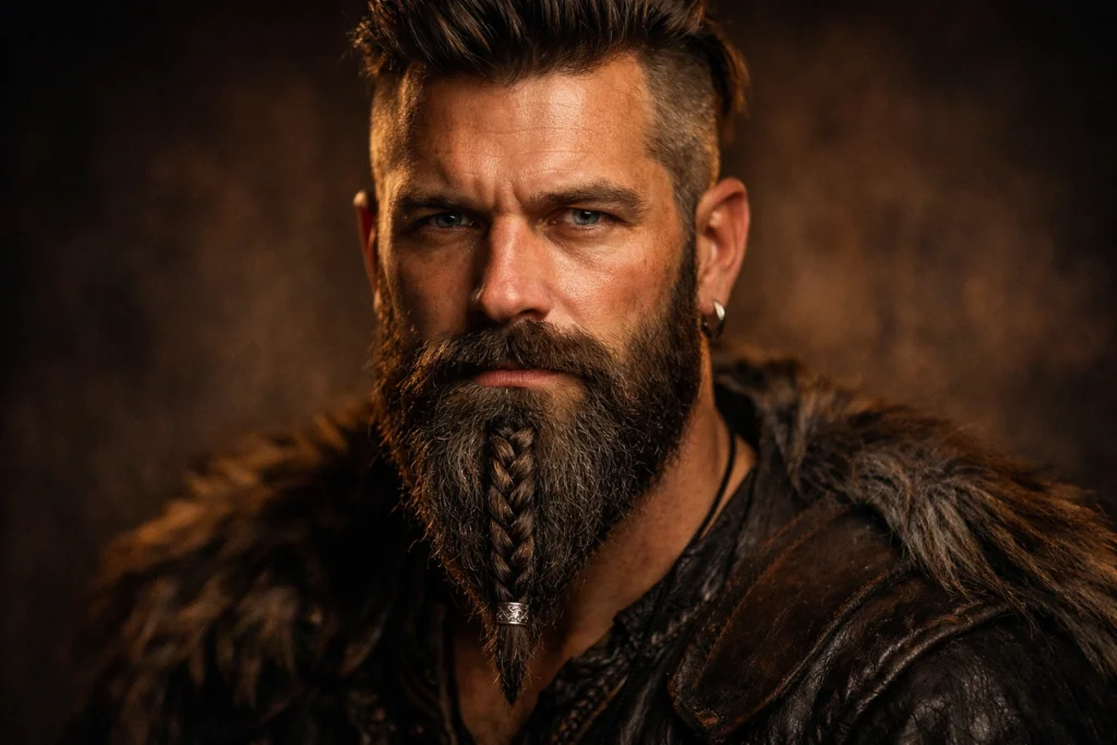 The Ducktail Beard With Braids