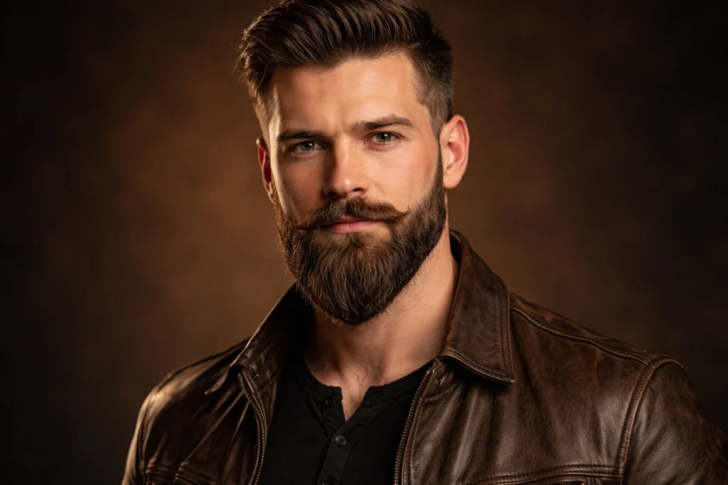 The Ducktail Beard With Mustache