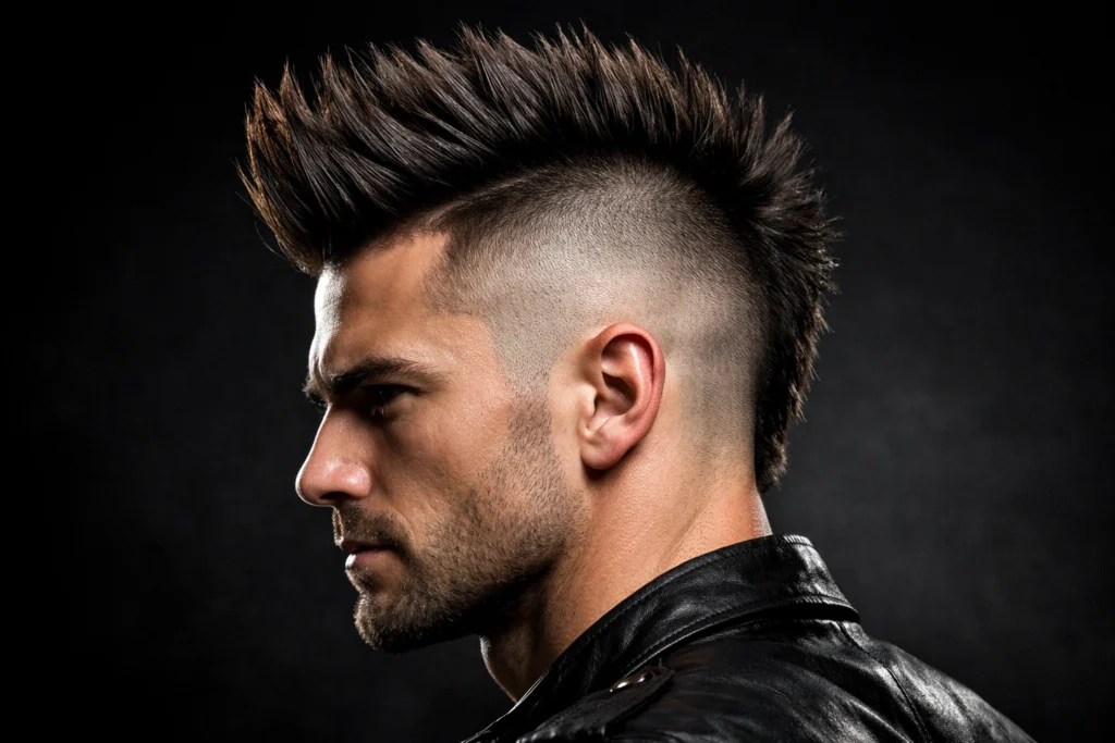 The Faux Hawk Skin Fade Undercut