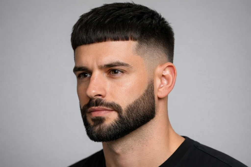 The French Crop with Boxed Beard