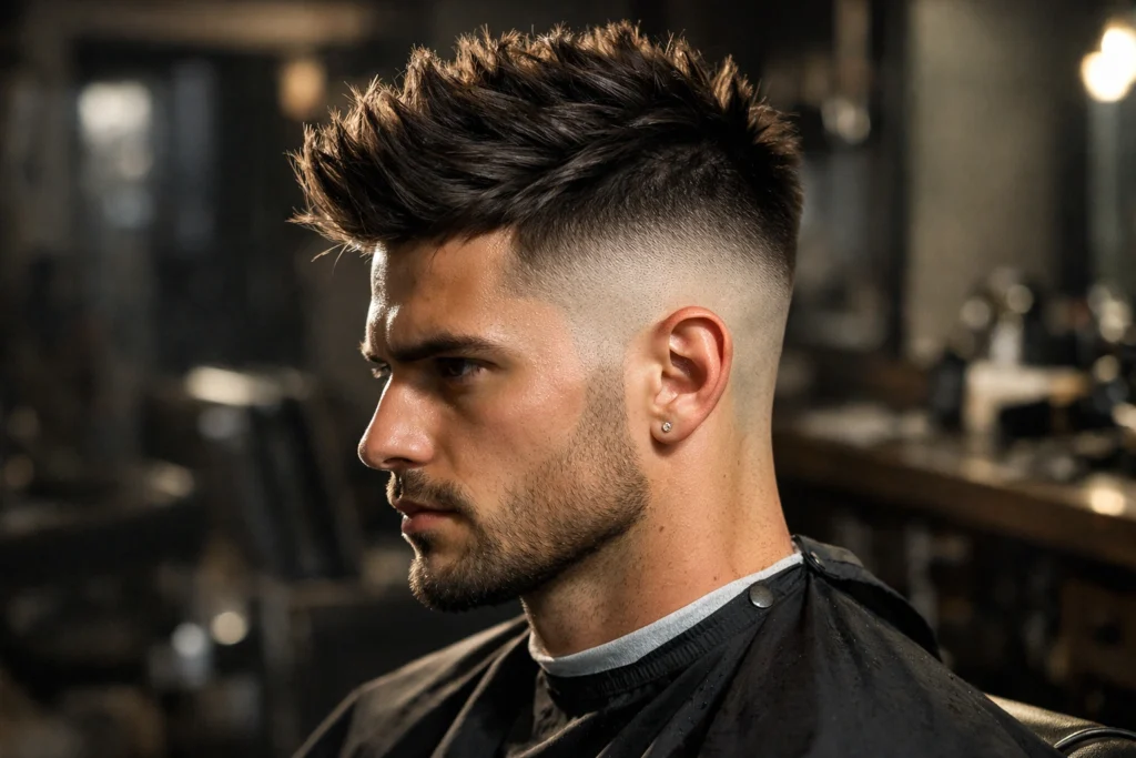 The High Fade with Textured Top