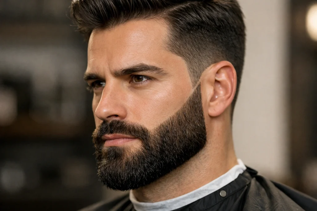 The Italian Beard with Sculpted Cheek Lines