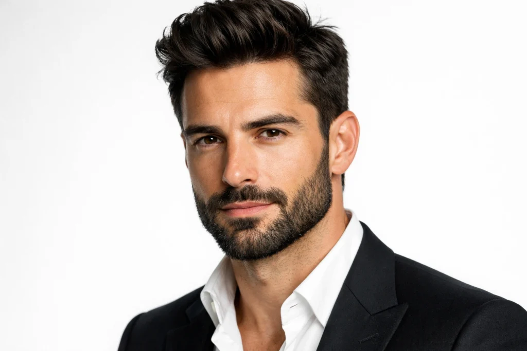 The Italian-Inspired Medium Beard