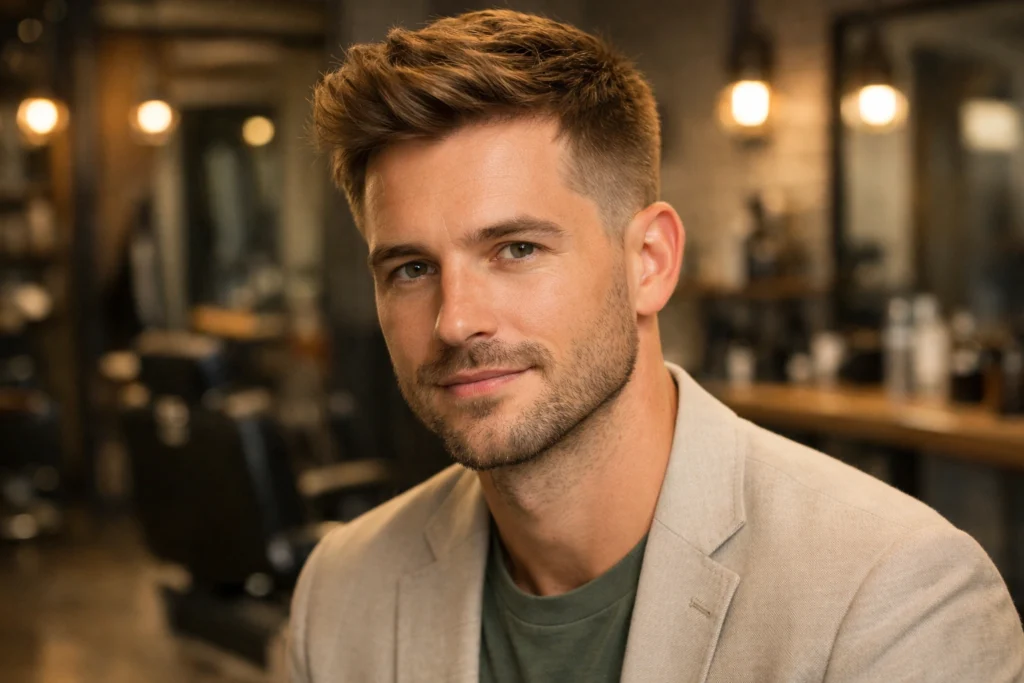 The Light Brown Low Taper with Natural Finish