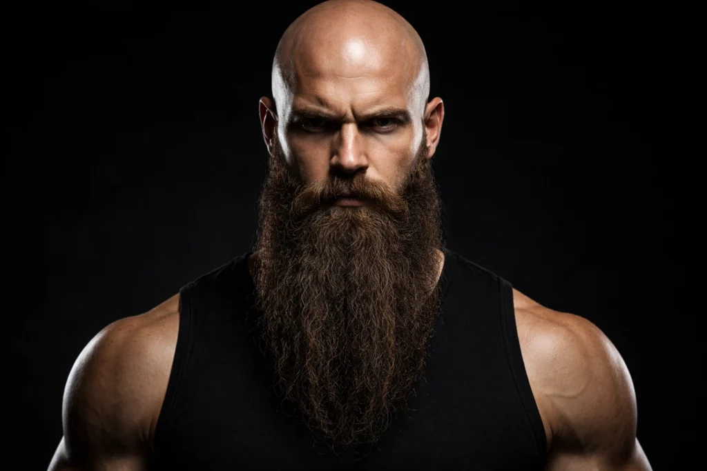 The Long Beard With Shaved Head