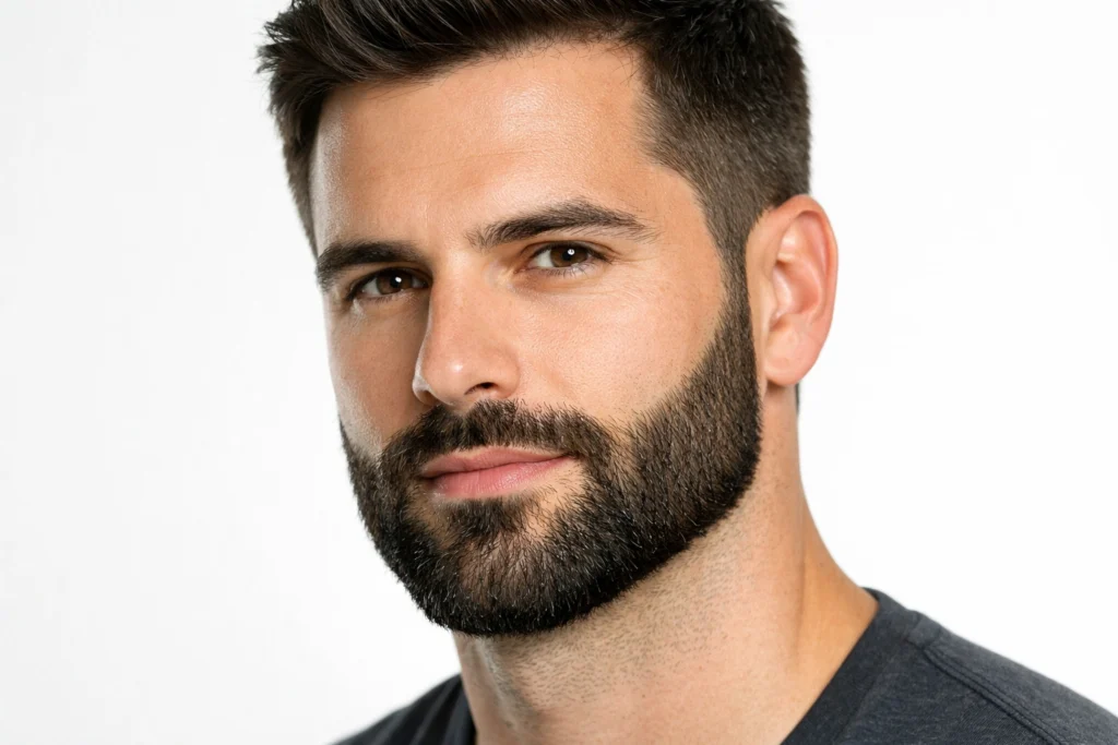 The Medium Beard With Defined Cheek Lines