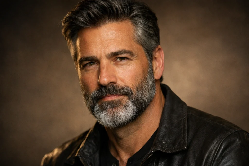 The Medium Salt and Pepper Beard