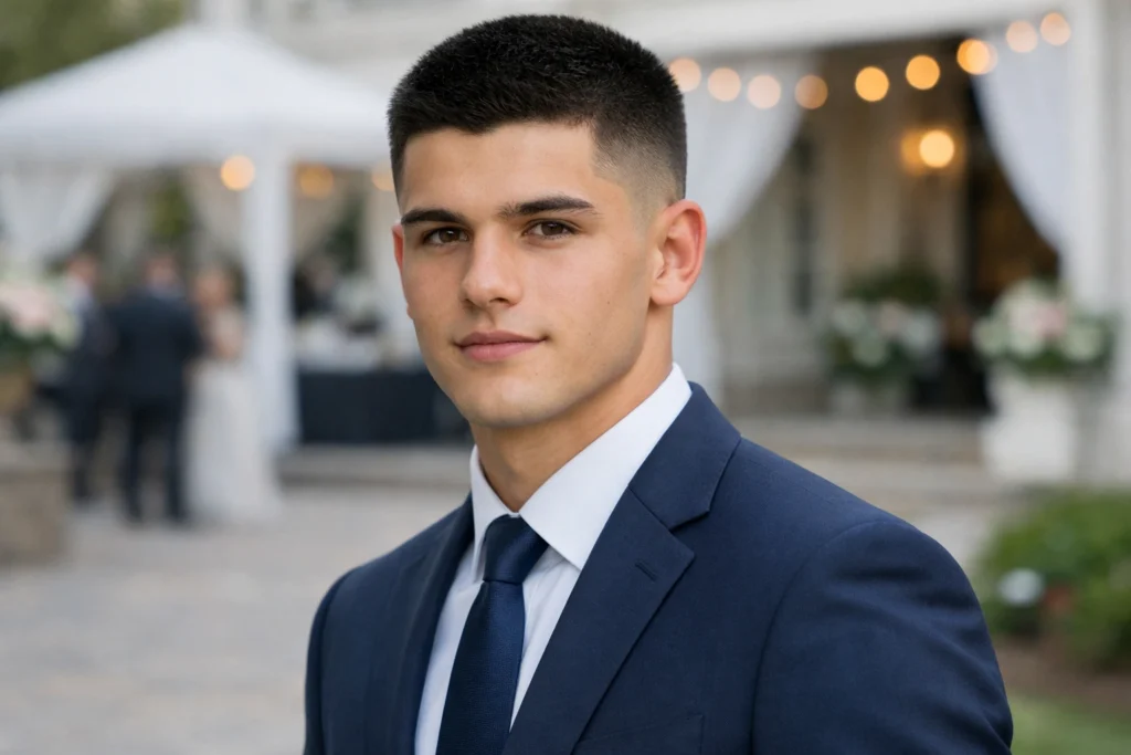 The Modern Crew Cut with Taper