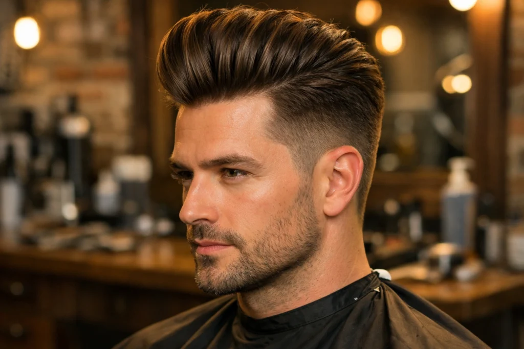 The Modern Pompadour Flattering Hairstyles for Guys